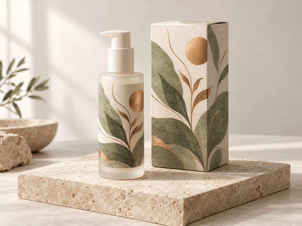 AI packaging mockup example