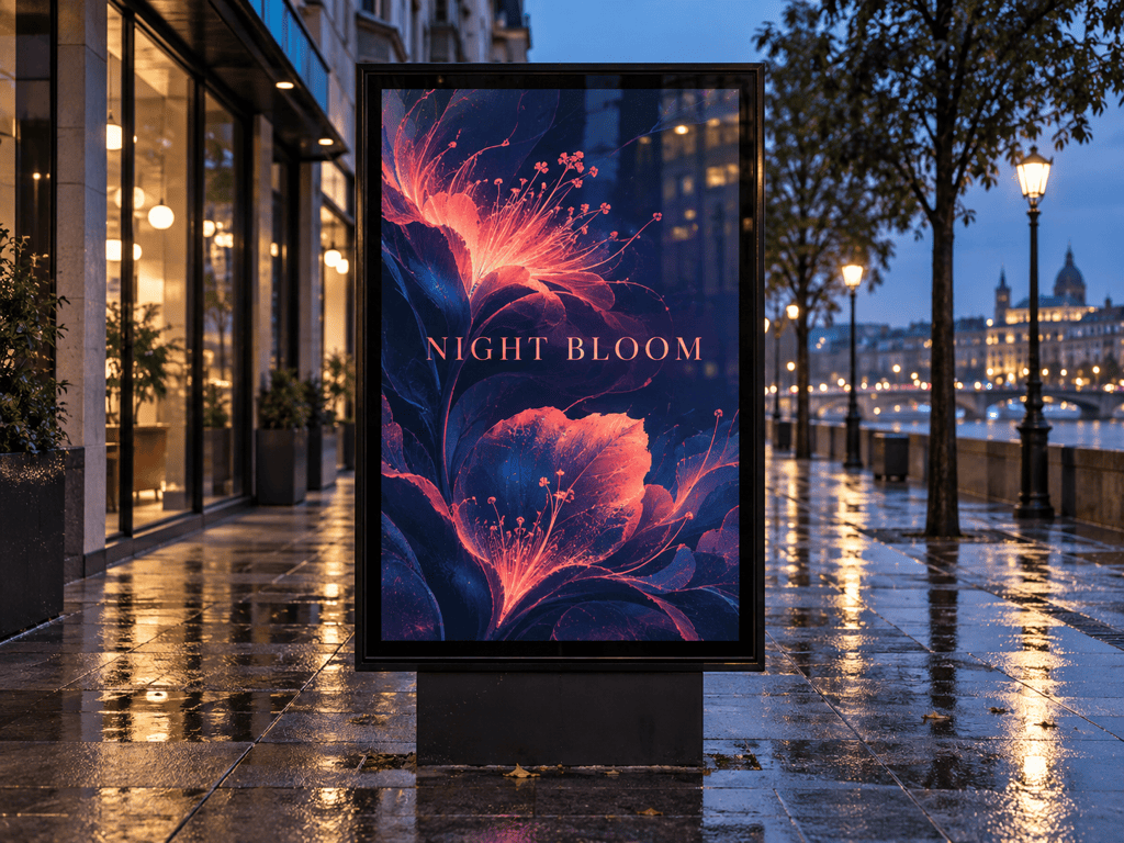 AI poster mockup example