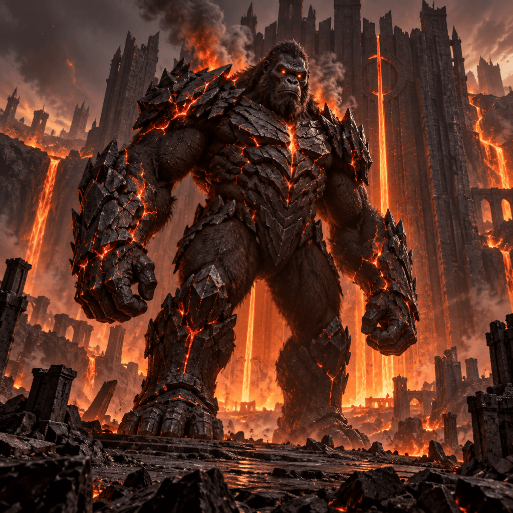 dark fantasy AI monster generator art