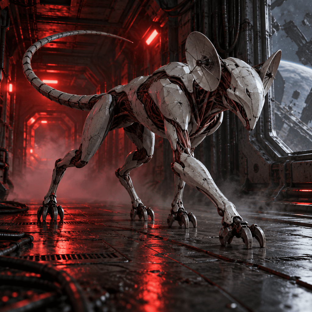 sci-fi AI monster concept art