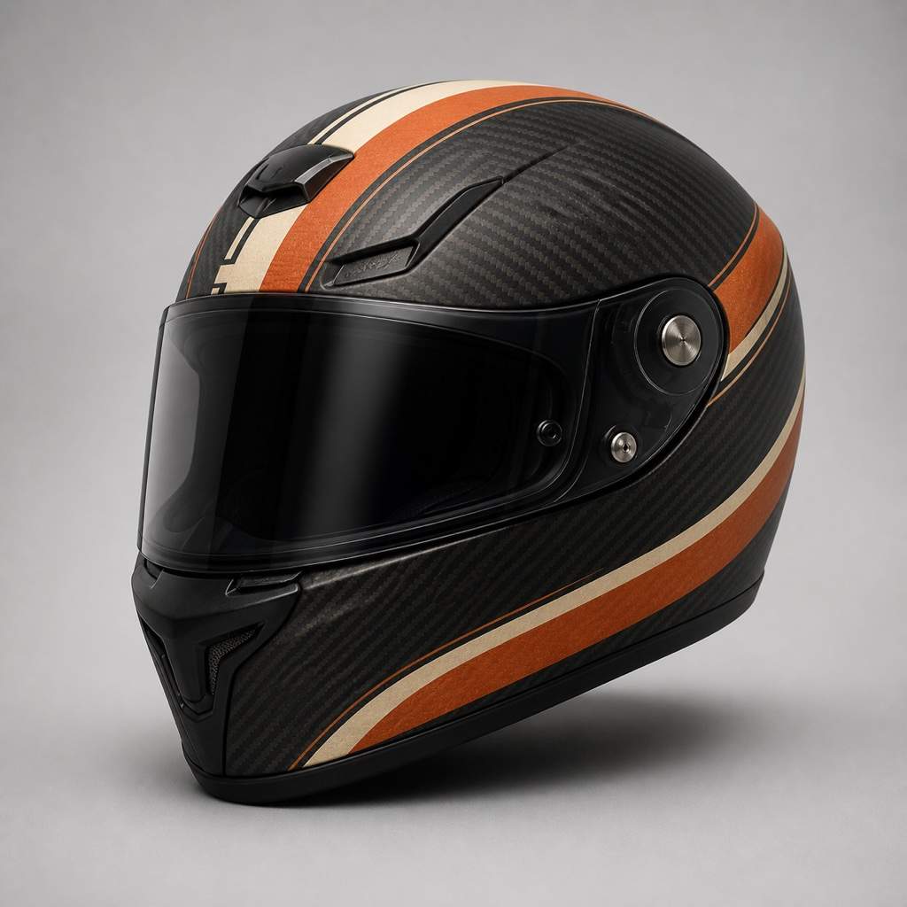 AI motorcycle helmet design