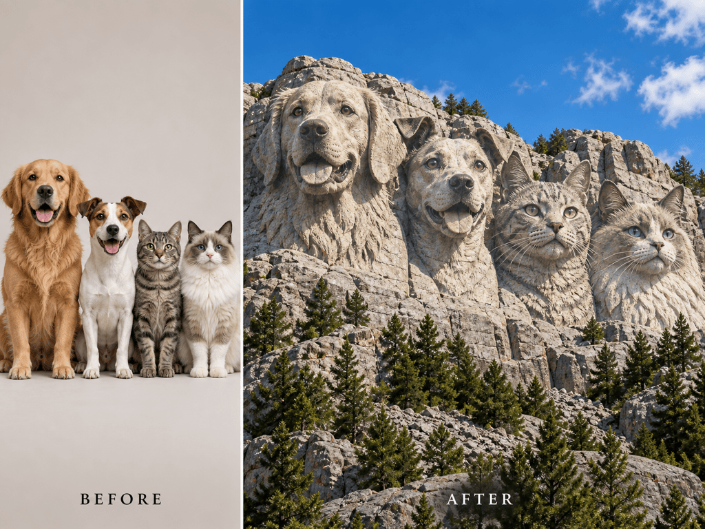 Pet Mount Rushmore generator result