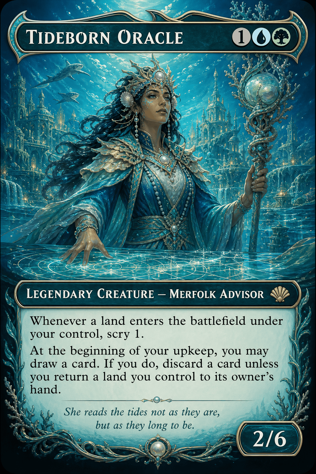 AI MTG commander card example