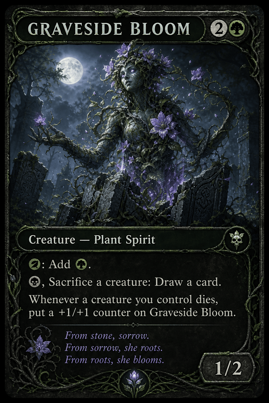 Custom fantasy creature card