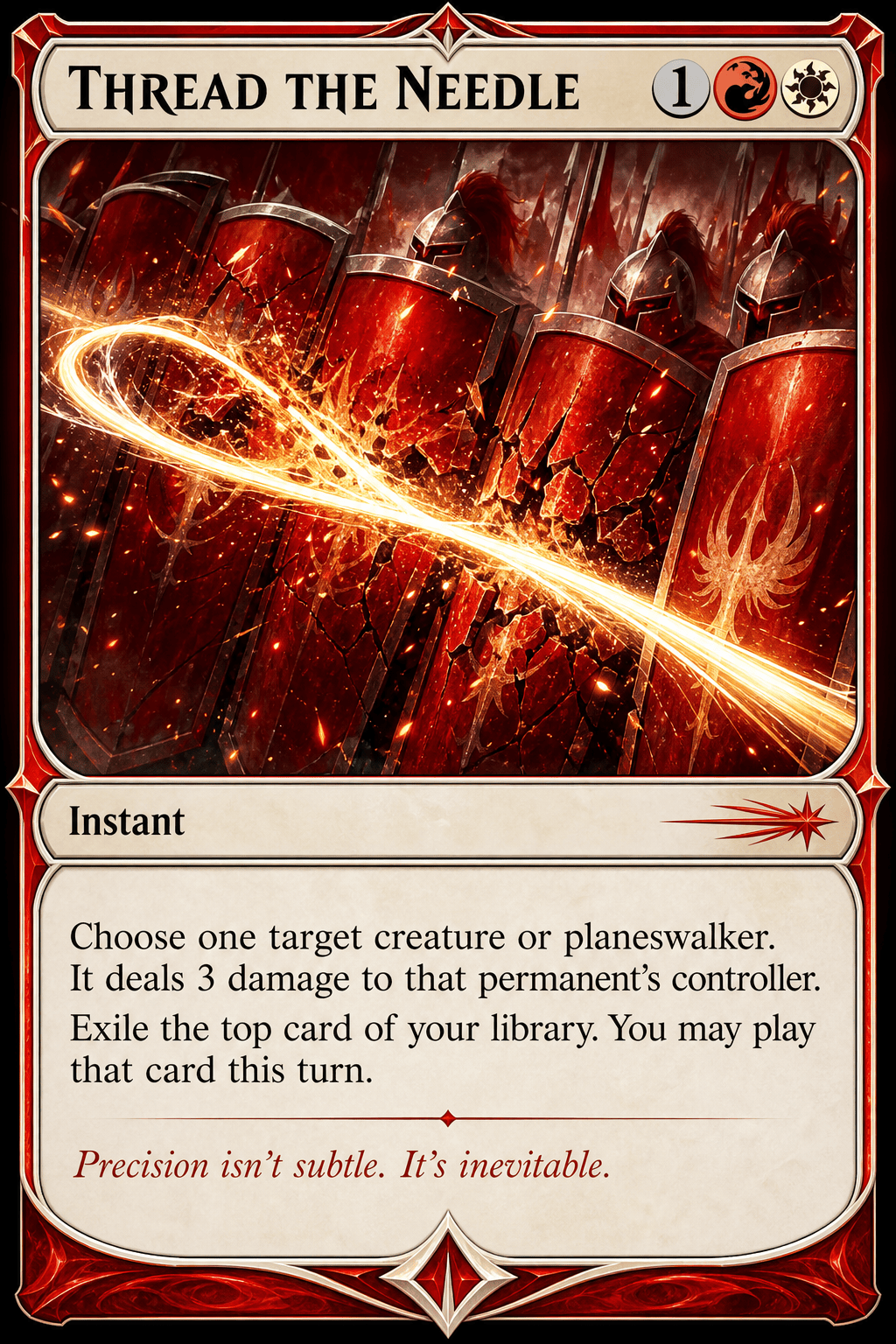 Custom spell card design