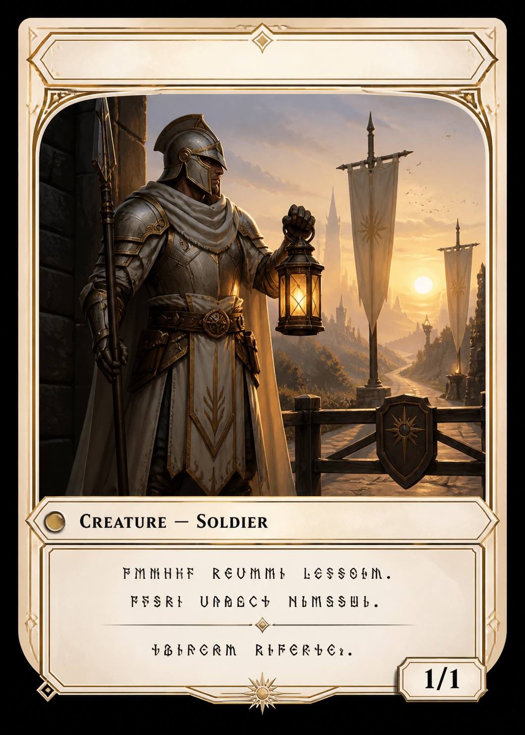 AI MTG Soldier token