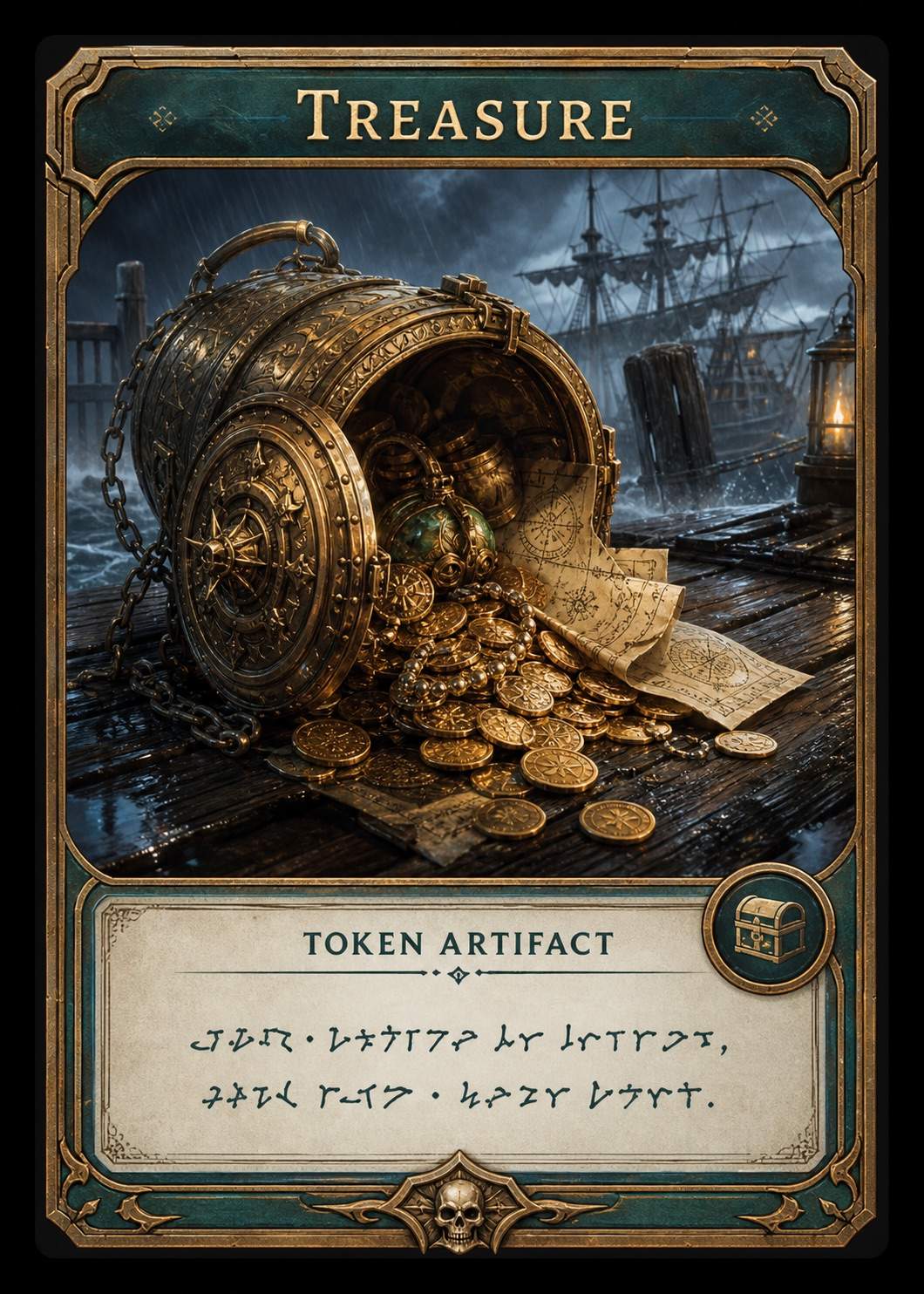 AI MTG Treasure token