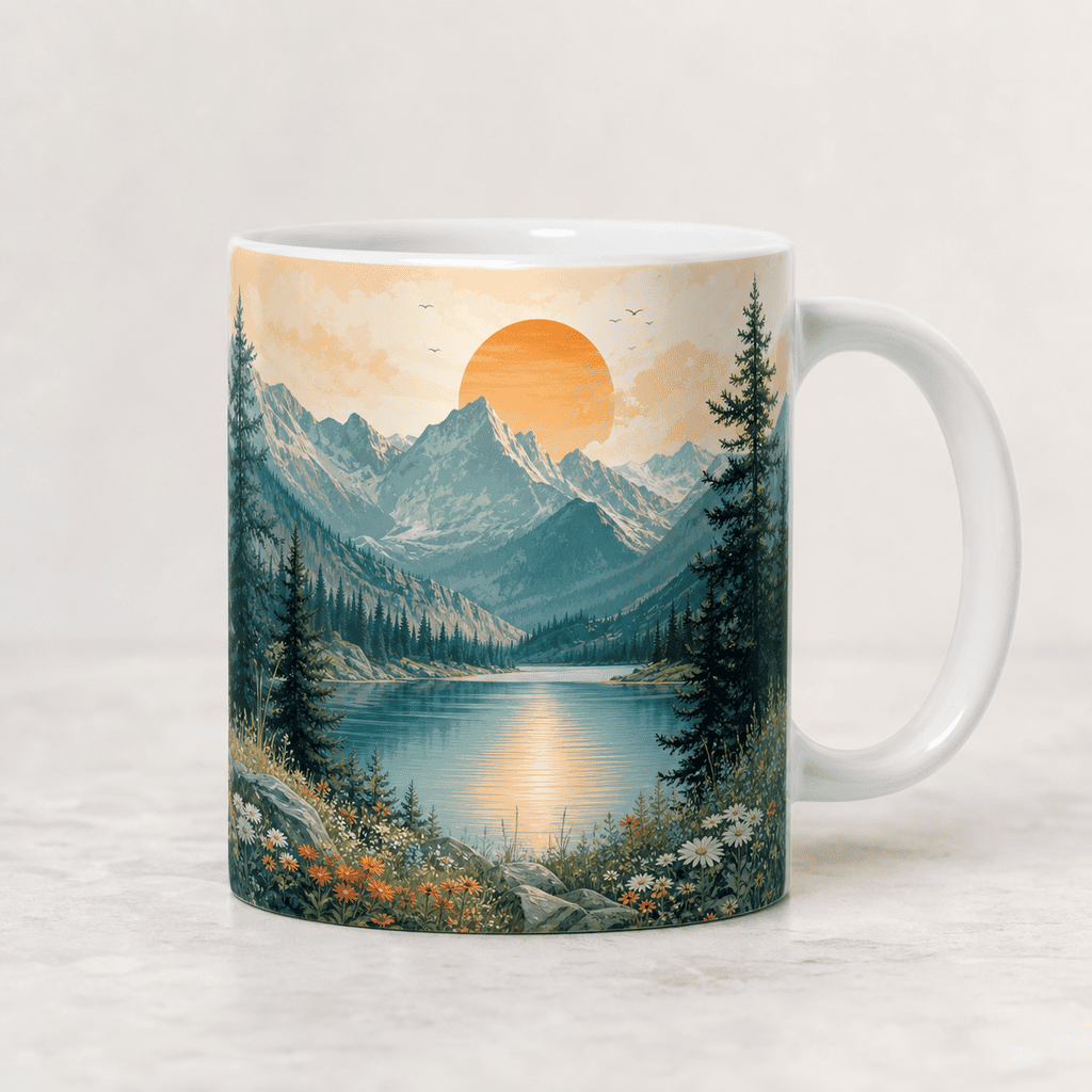 AI mug wrap pattern