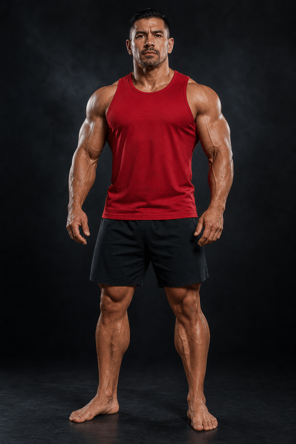 AI bodybuilder generator portrait