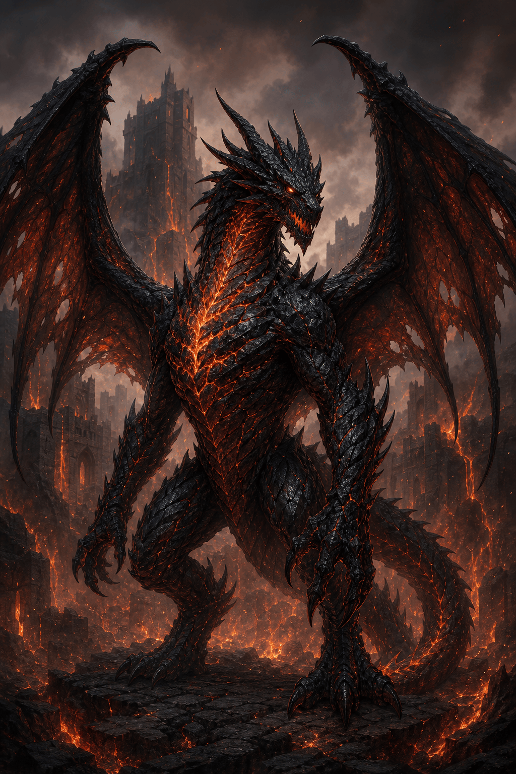 ai dragon creature concept