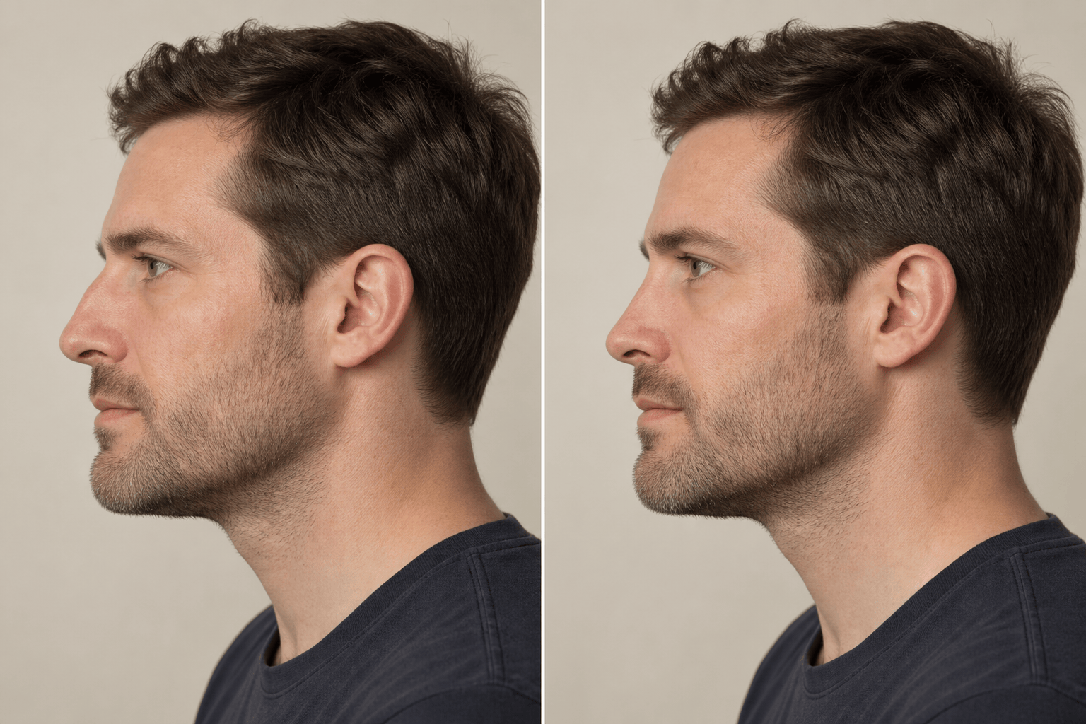 AI nose editor side profile