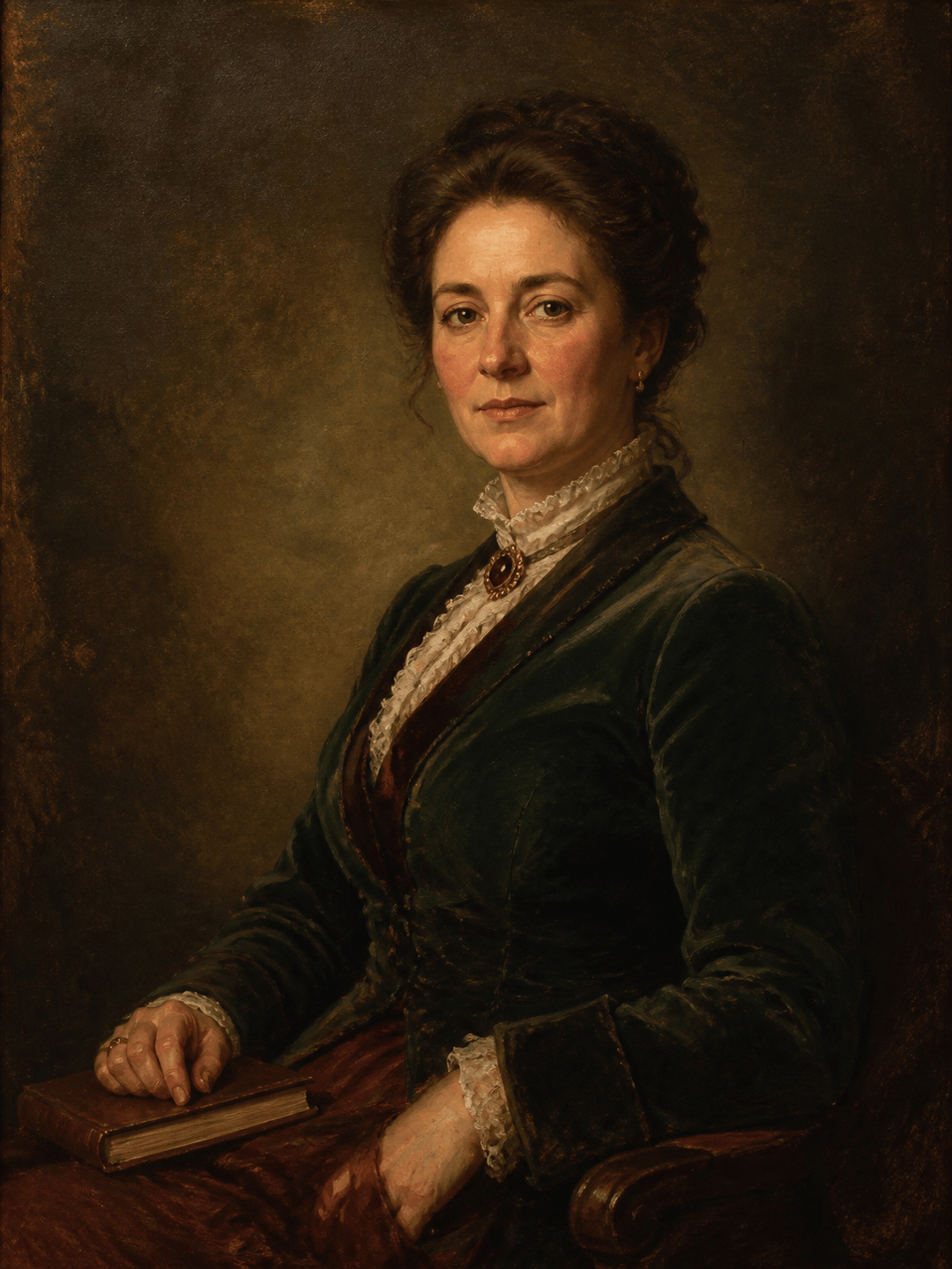 AI oil portrait painting