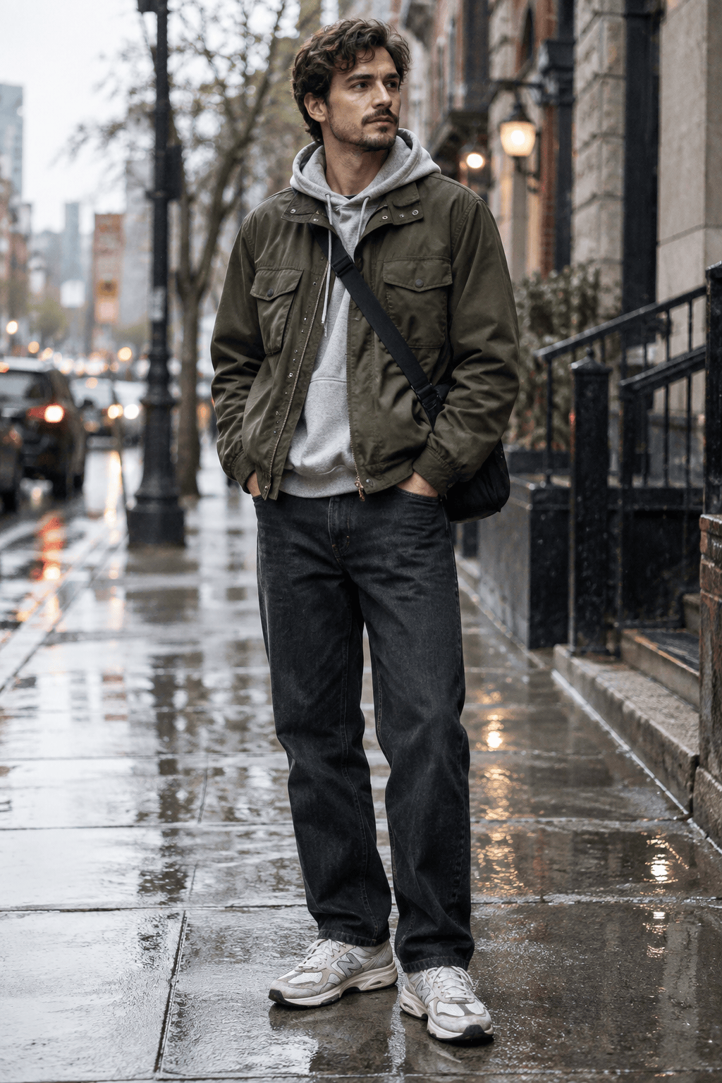 AI streetwear outfit idea for men