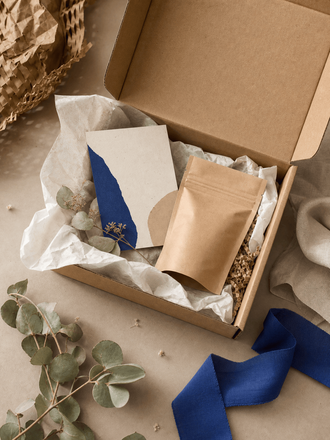 AI packaging design shipping box