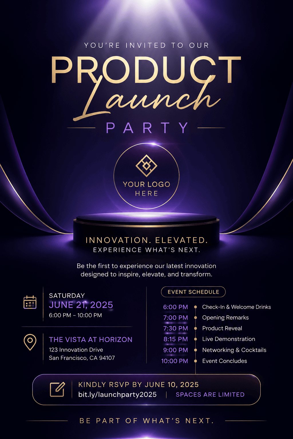 product launch party invite