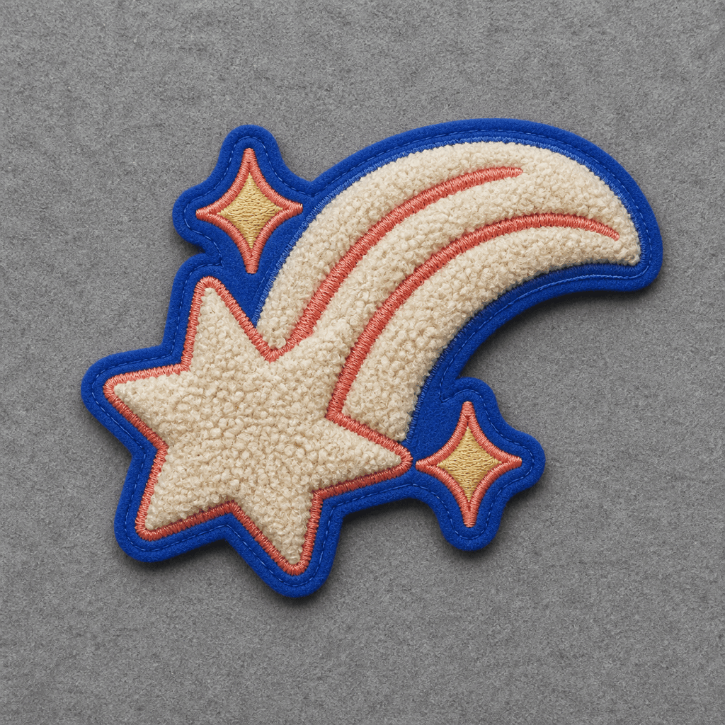Chenille patch design