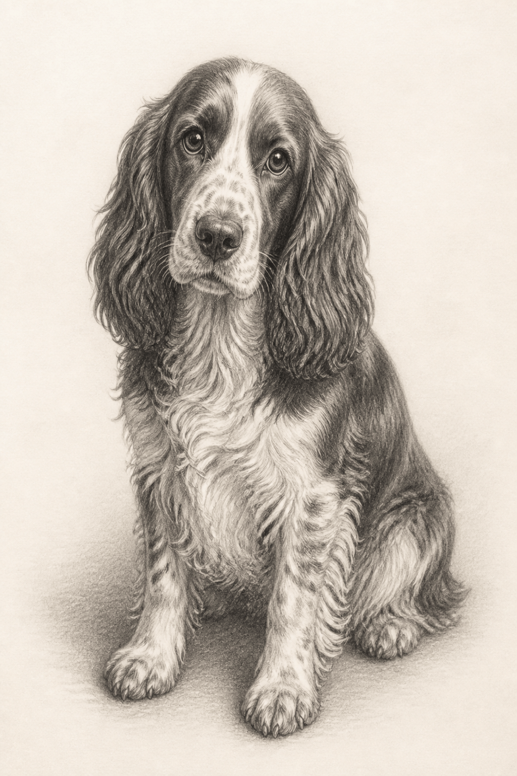 AI pet pencil drawing