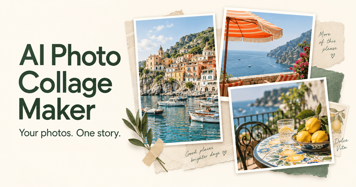 Creador de collages de fotos con IA