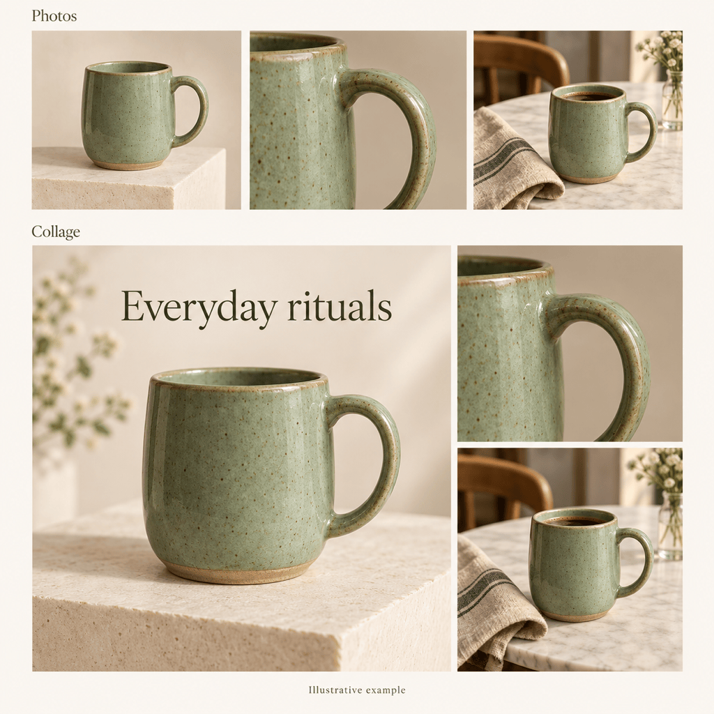 Product Photos to Catalog Collage