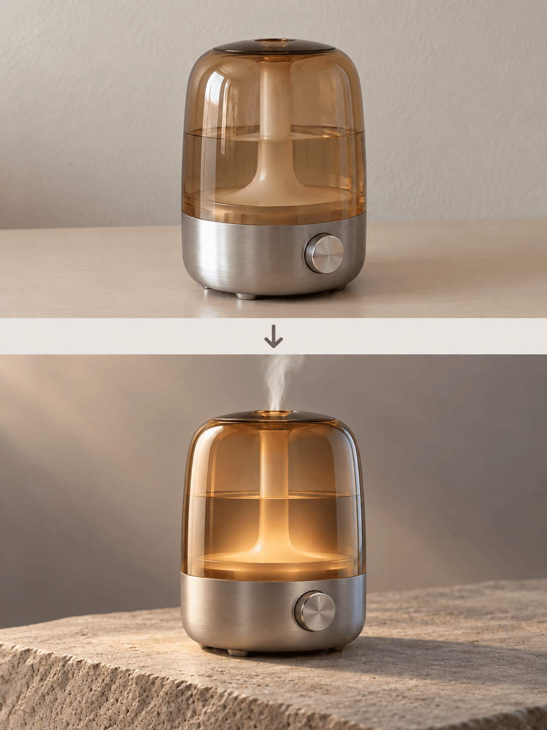 Product photo to 3D render comparison