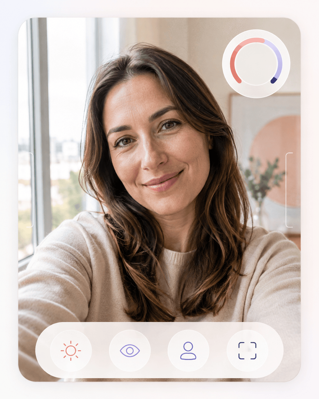 AI photogenic test selfie