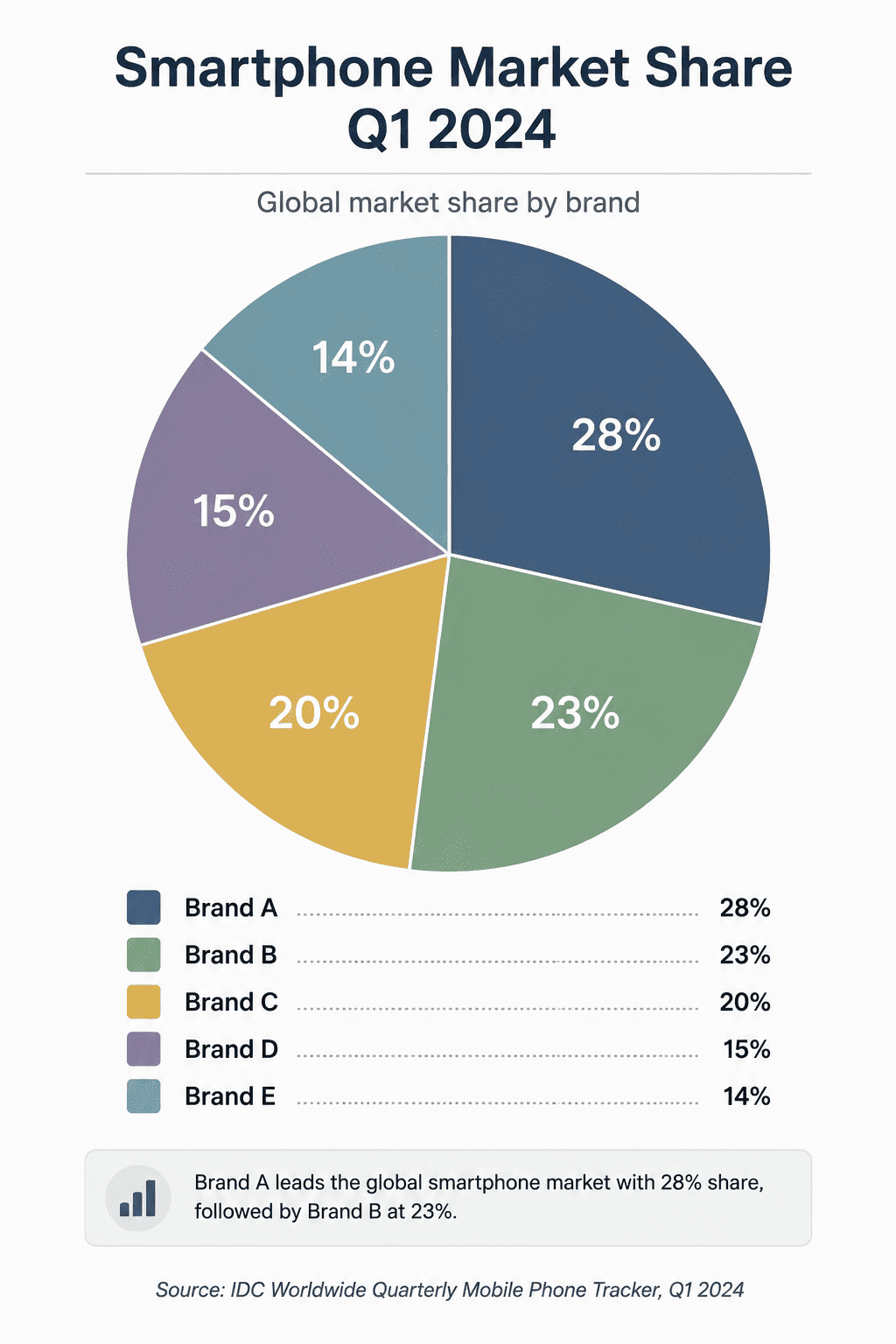 AI Pie Chart Generator example 1