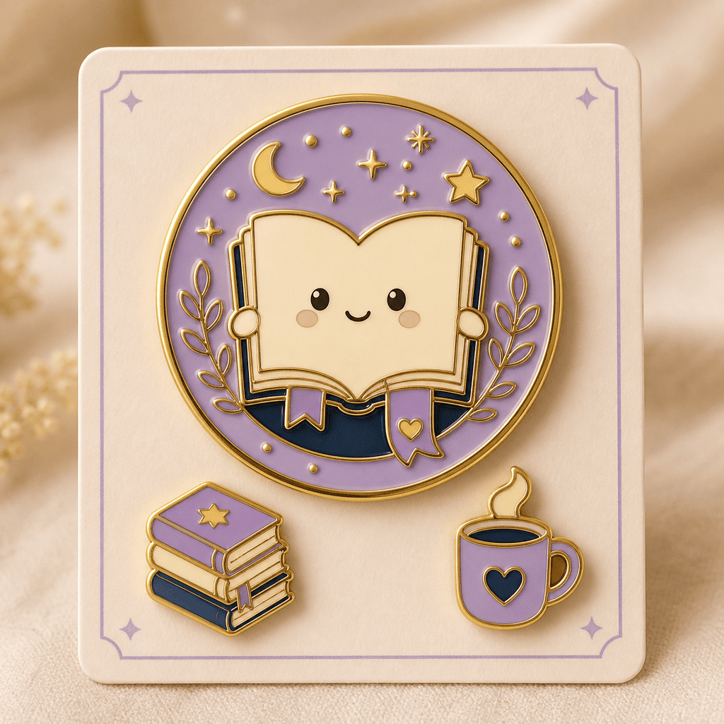 AI enamel pin set