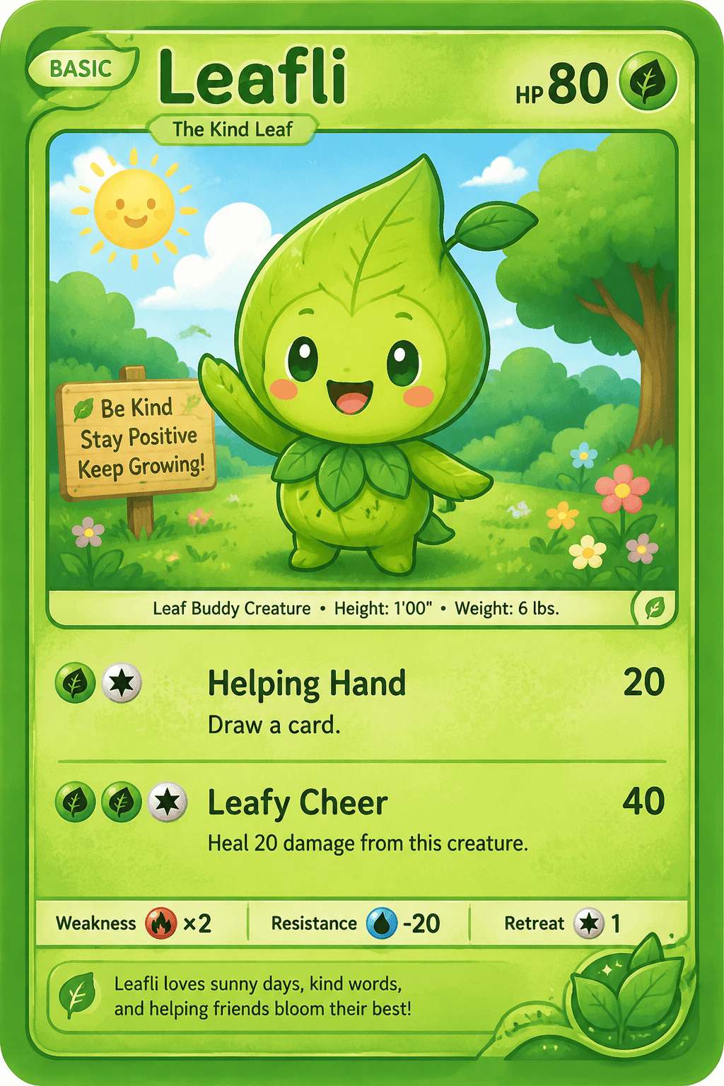 Custom creature card maker