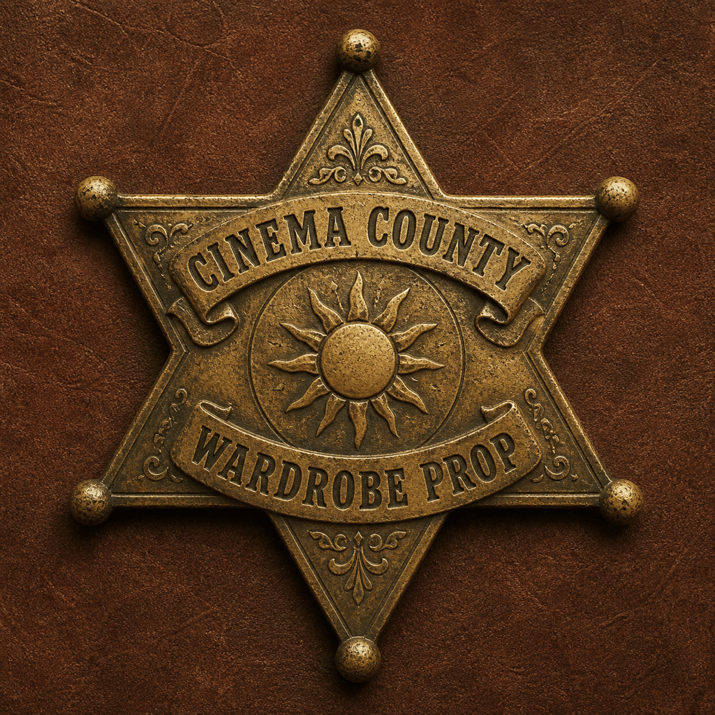 AI sheriff prop badge