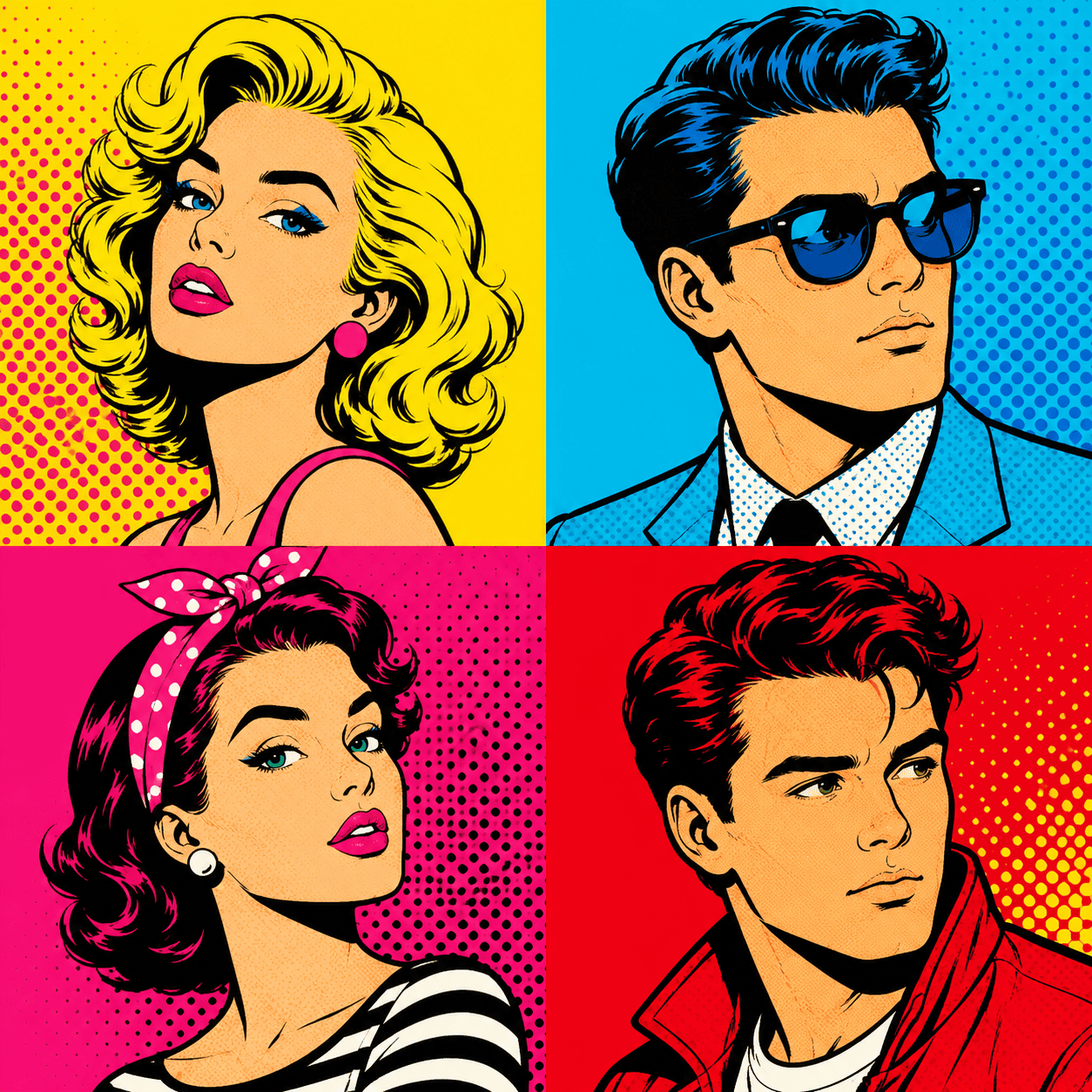 pop art AI example
