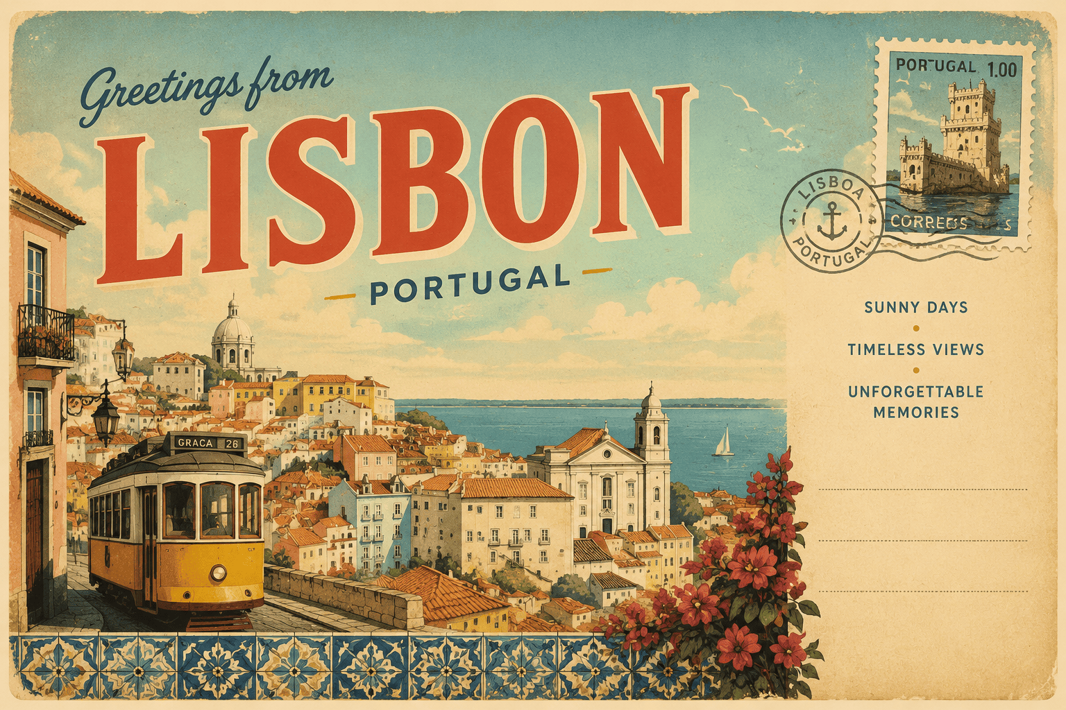 AI Postcard Generator example 1