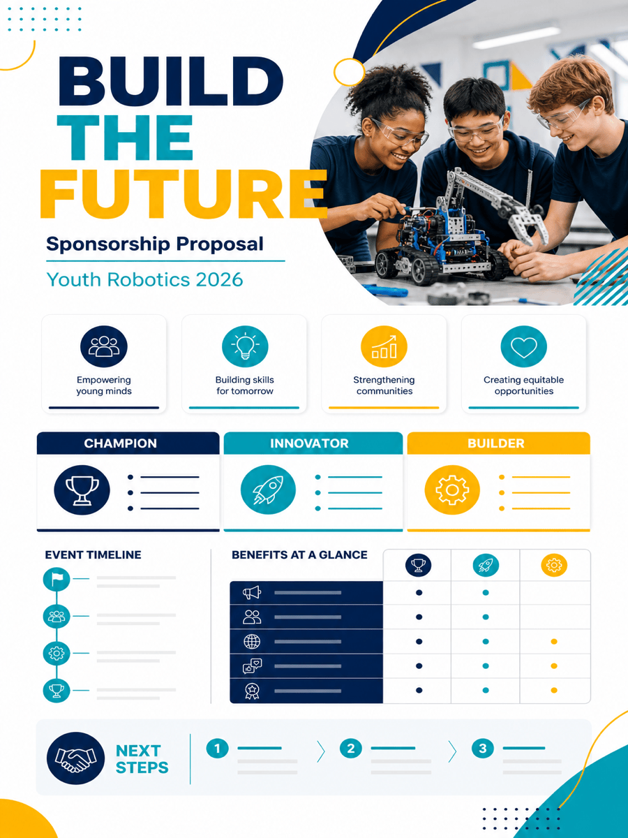 AI sponsorship proposal example