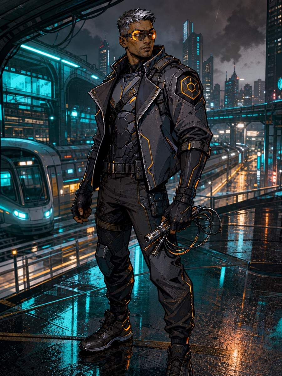 Random comic vigilante character