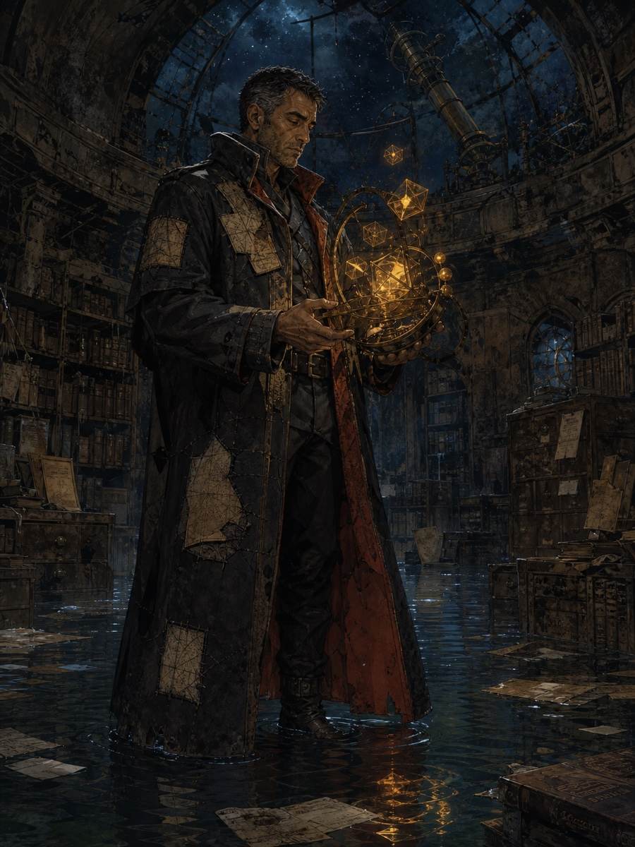 Original occult antihero artwork