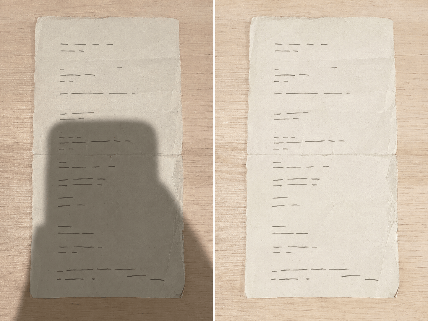 Document shadow removal with AI