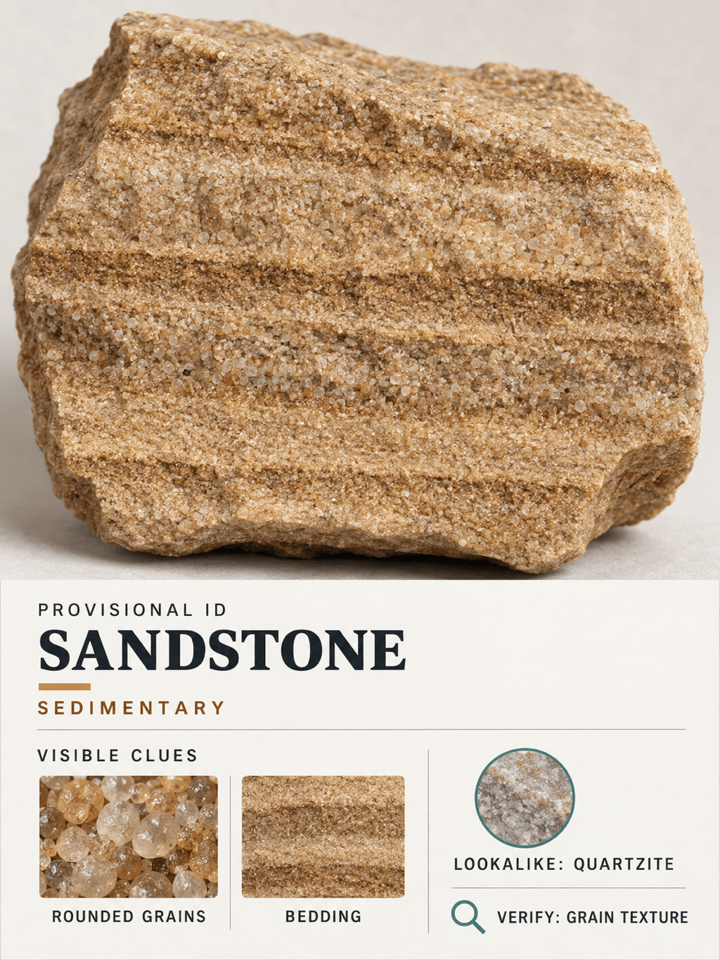 Rock identifier sandstone result