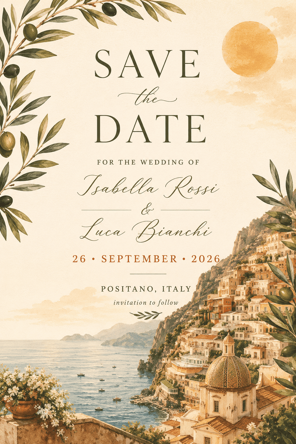destination save the date design