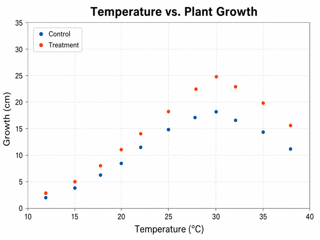 AI research scatter plot