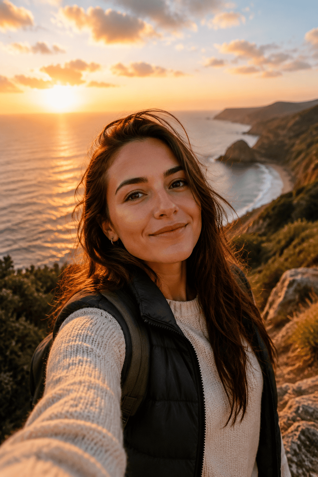 AI selfie travel portrait