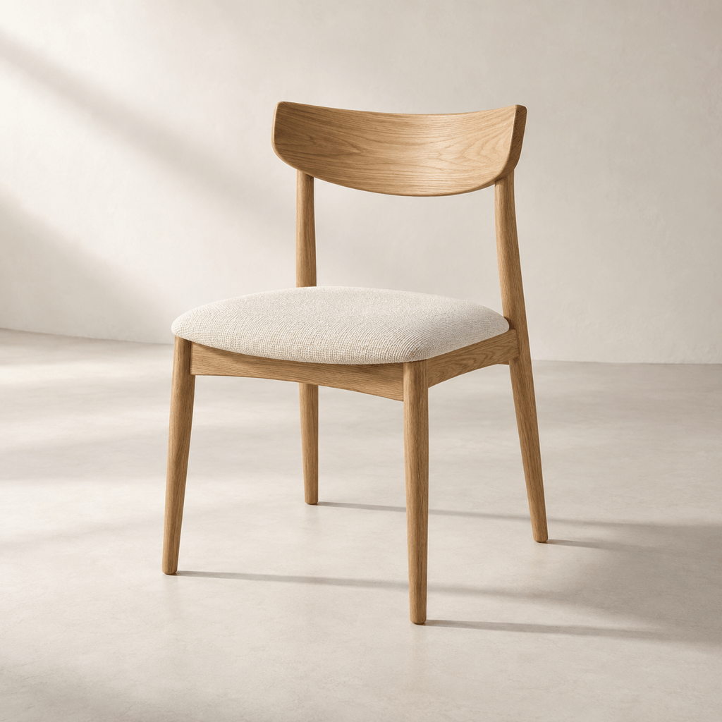 Ground shadow beneath modern chair