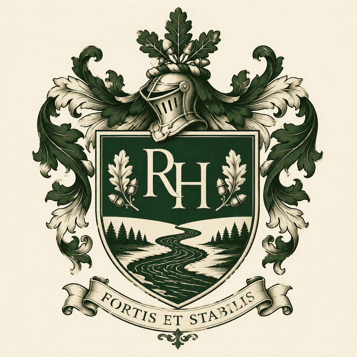 AI shield crest logo