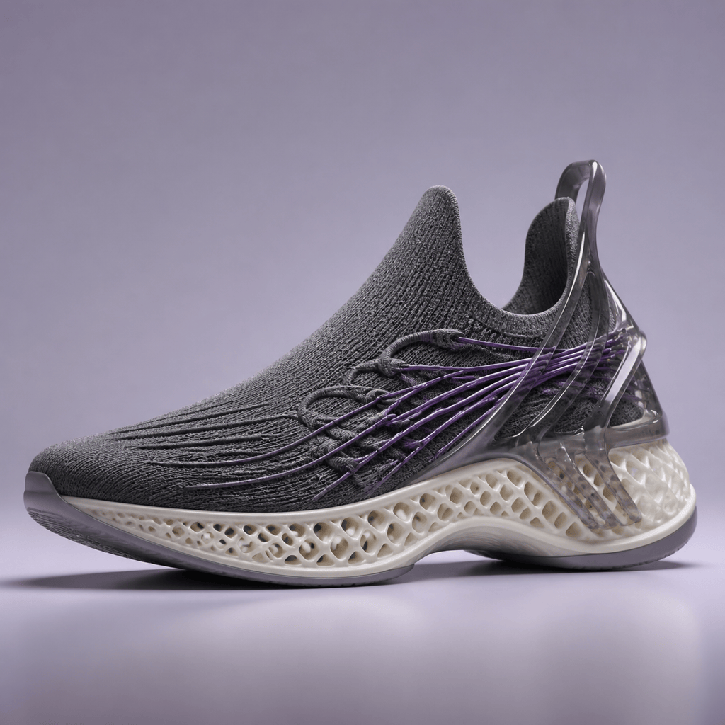 Futuristic AI generated shoe