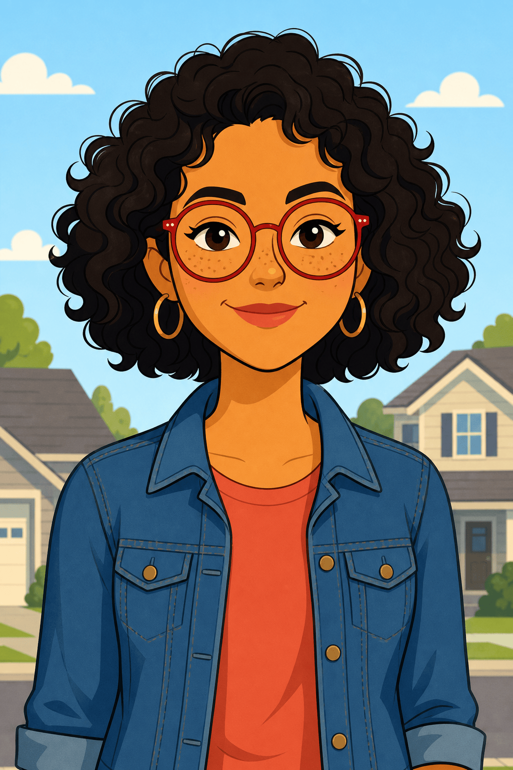 AI Simpsons-inspired cartoon avatar from a photo
