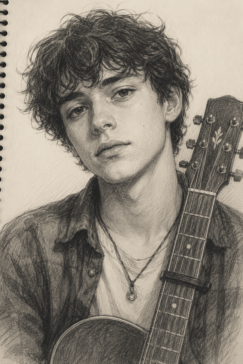 pencil portrait sketch example
