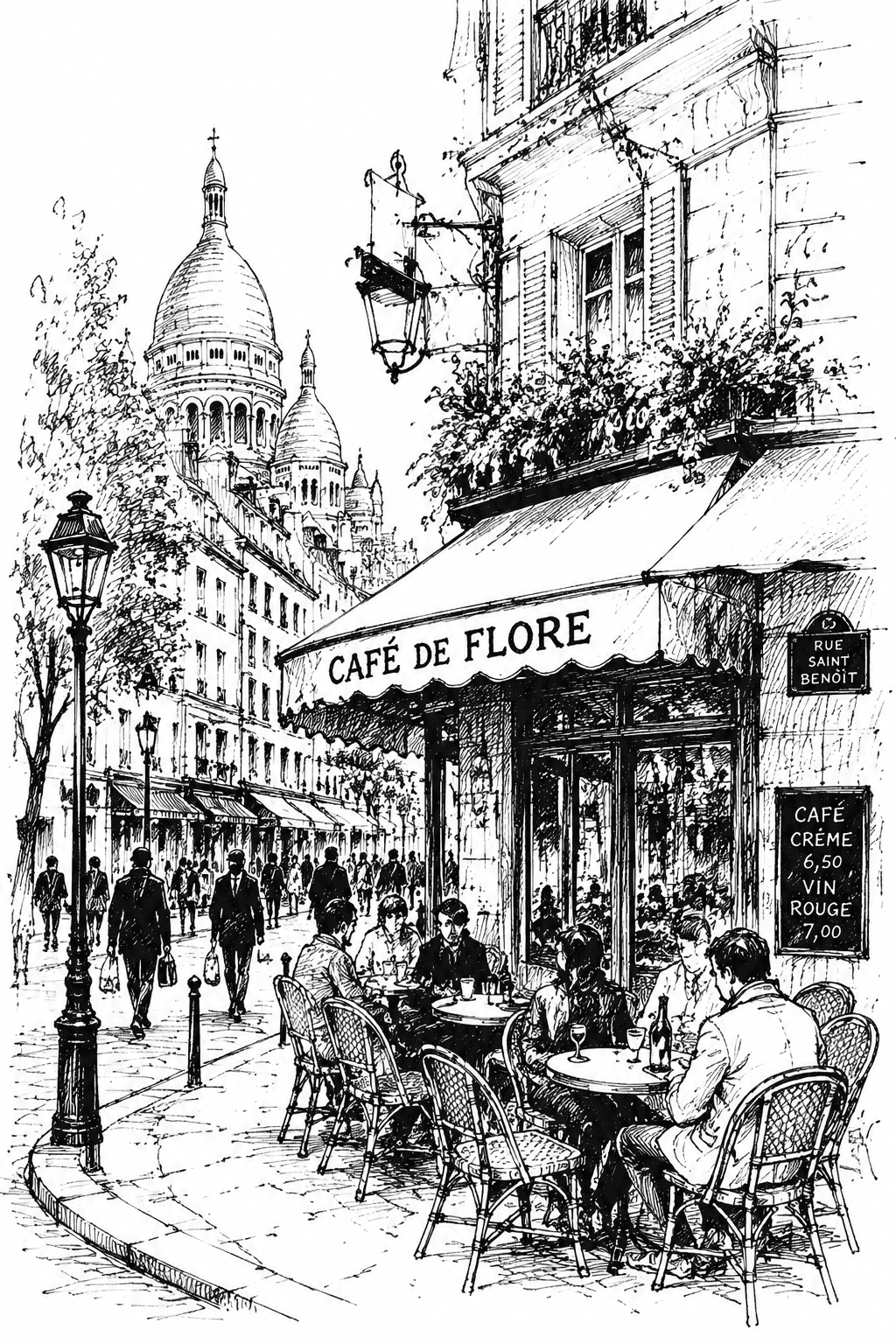 ink cafe sketch design