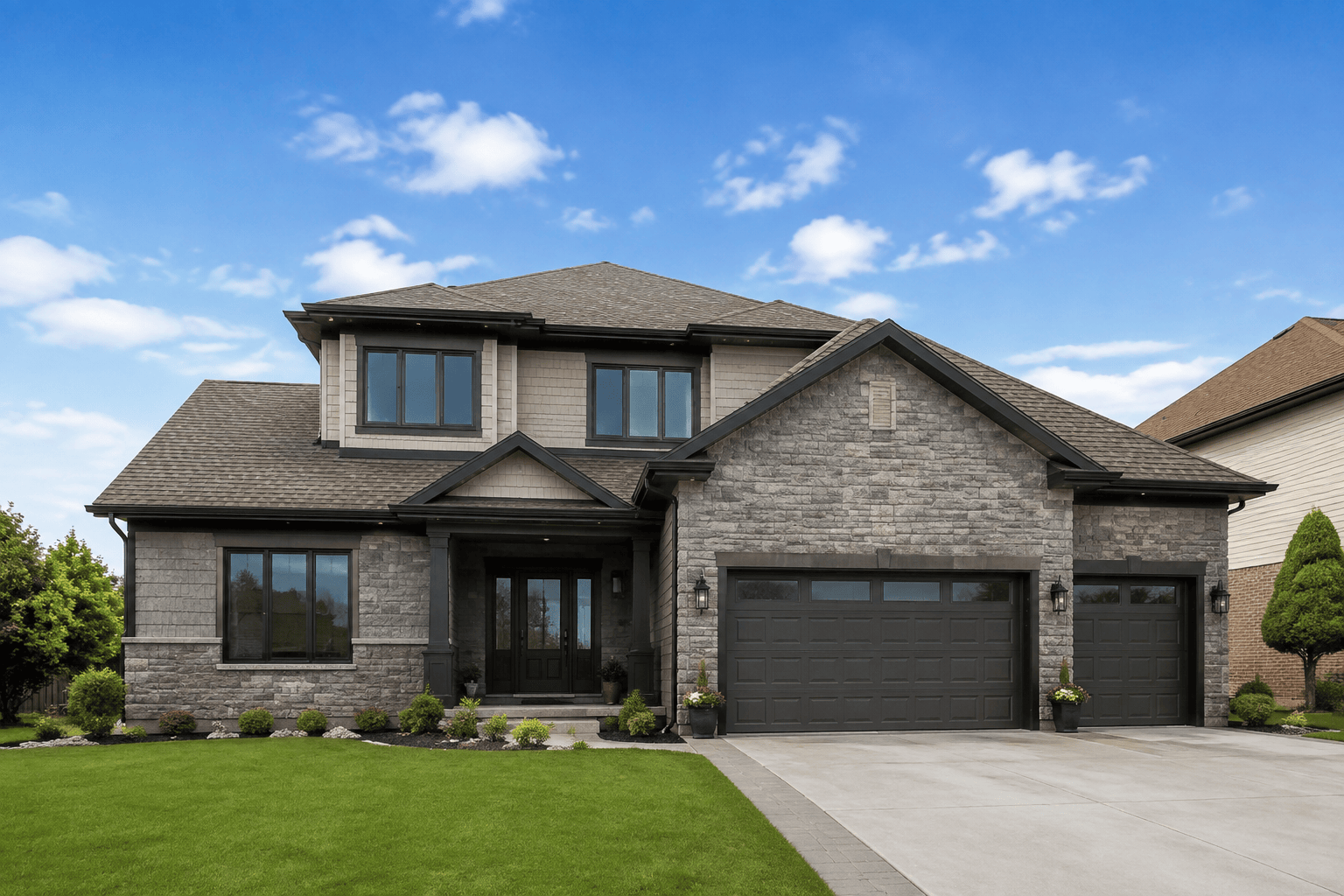 AI sky replacement for real estate