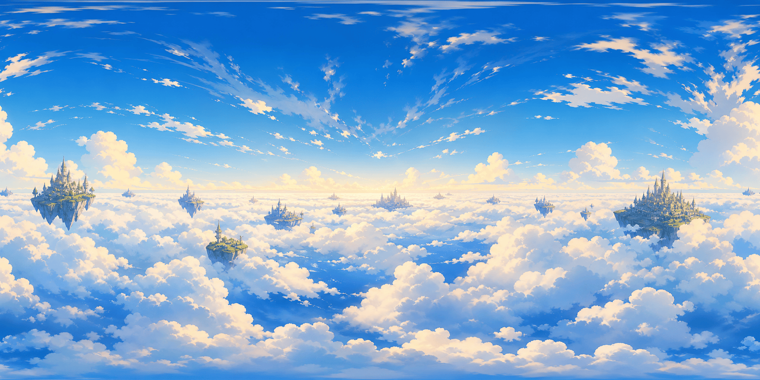 AI cartoon skybox world