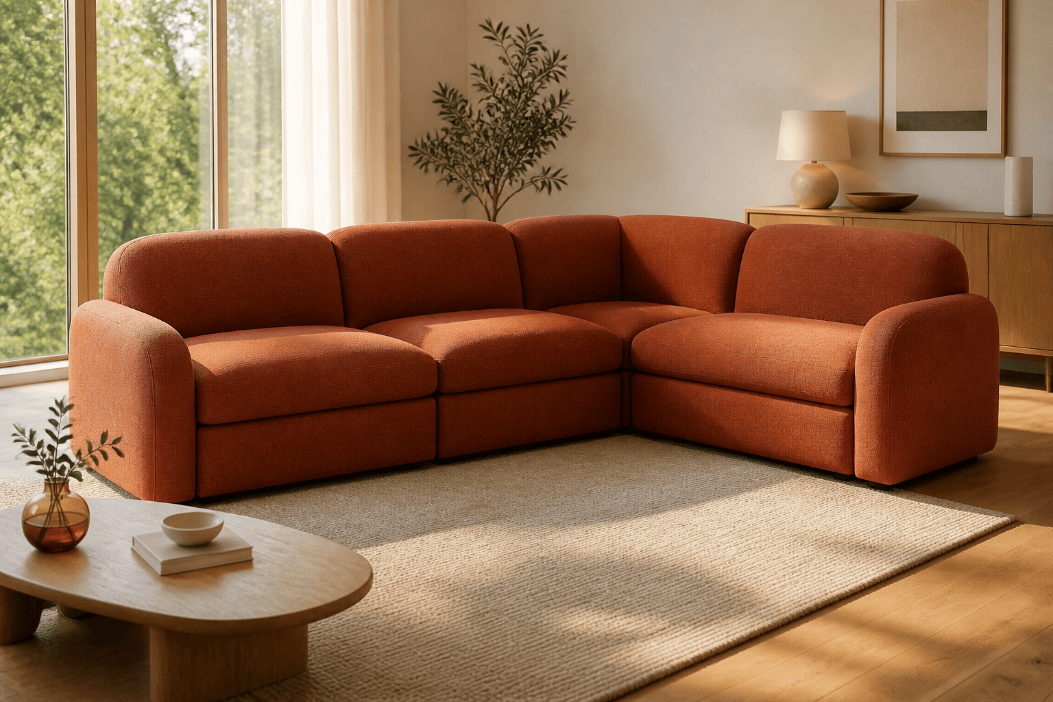 AI modular sectional sofa