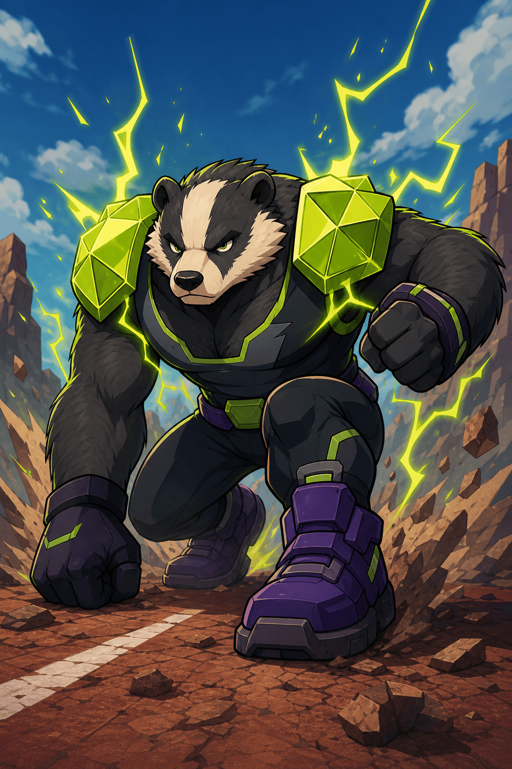 Original power runner character