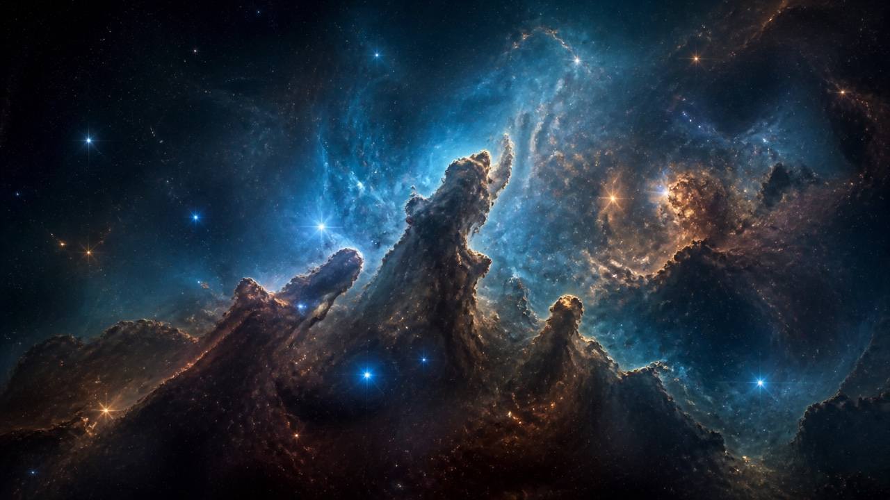 AI nebula space artwork
